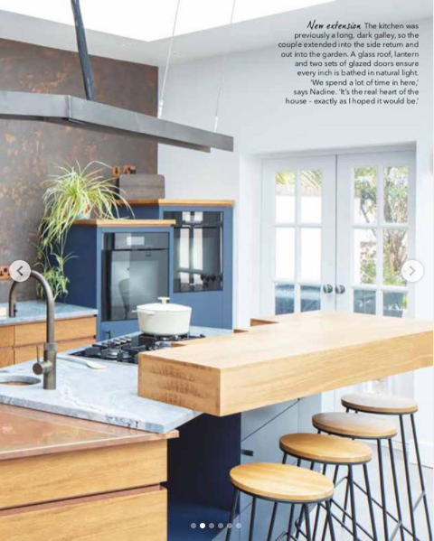 Fun family kitchen in good homes magazine