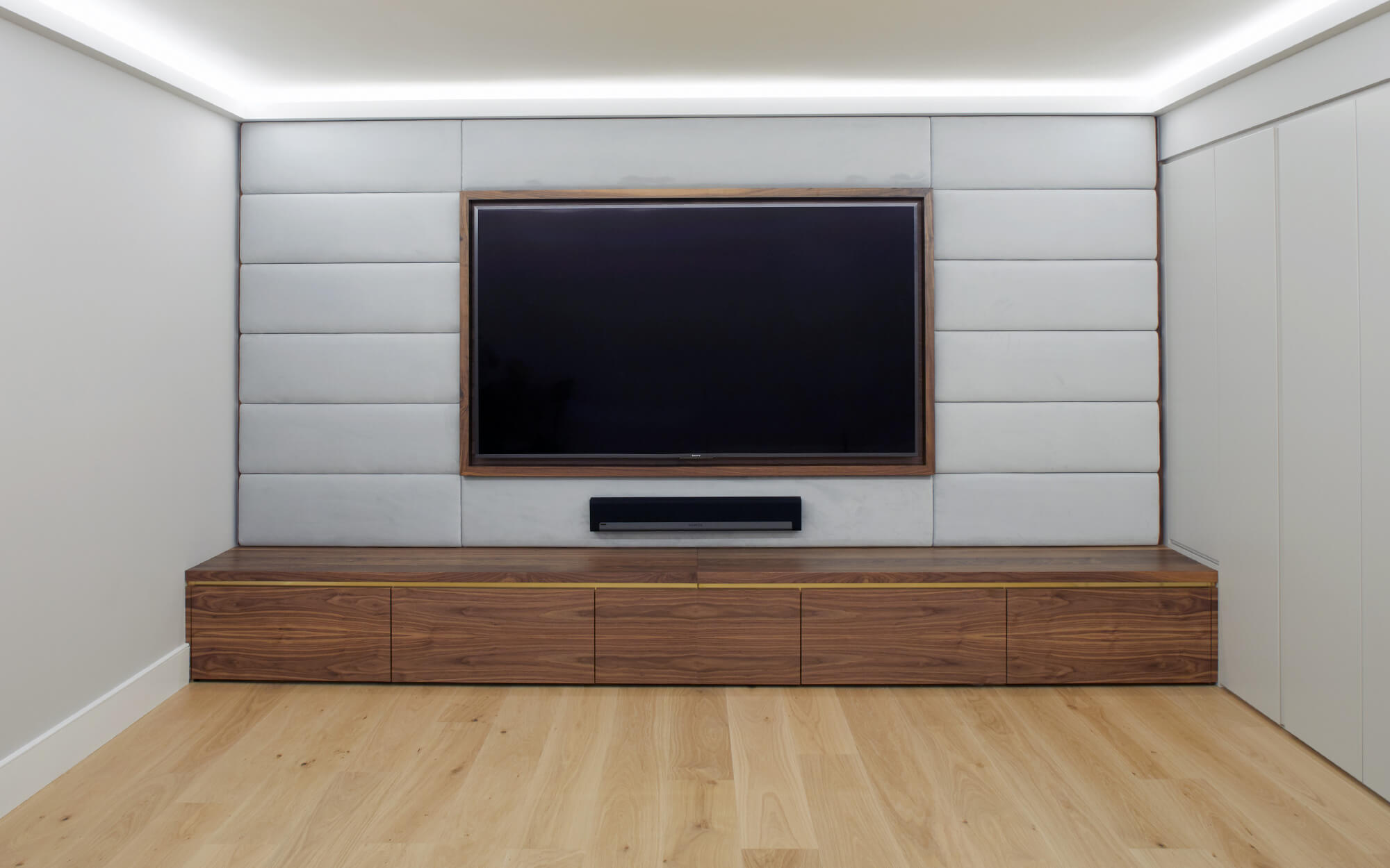 Ultimate cinema room cabinetry by Splinterworks