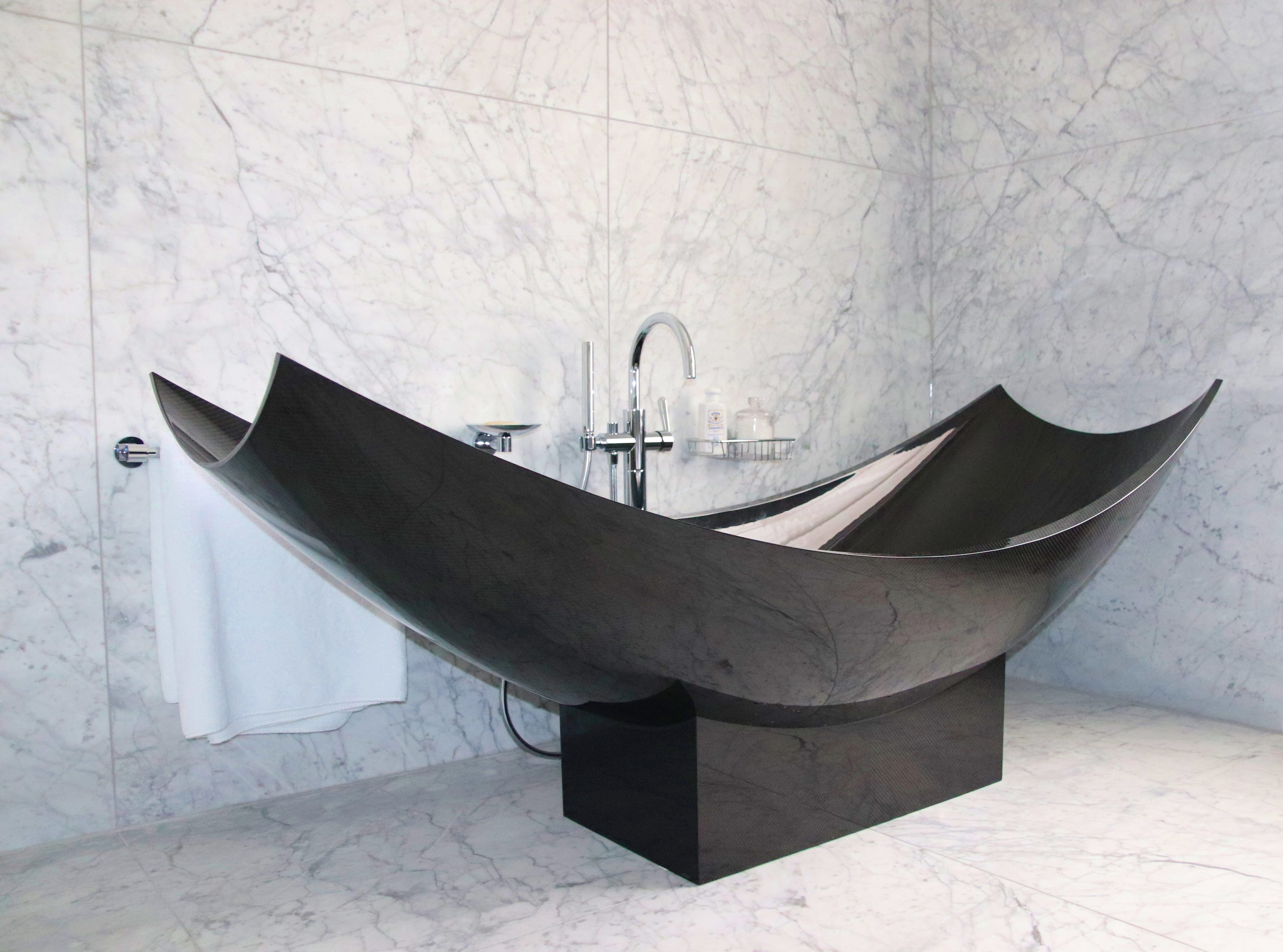 Pagoda freestanding bath by Splinterworks